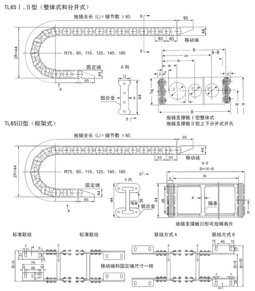 钢制拖链
