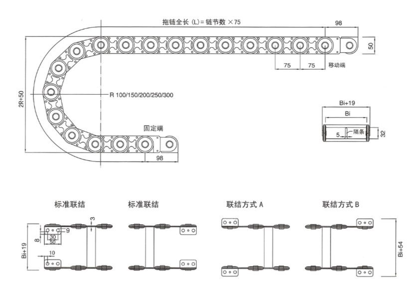 钢制拖链